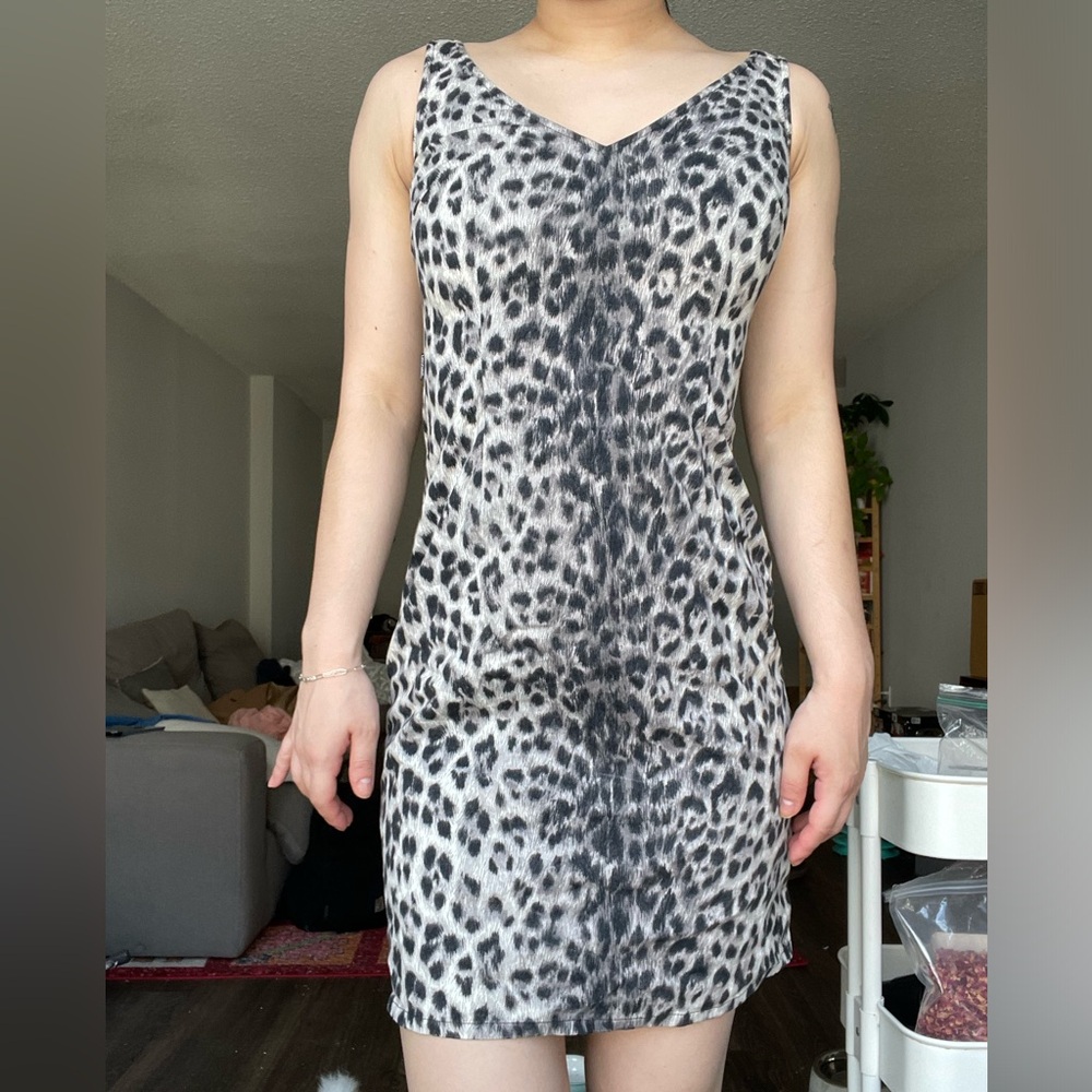 Moschino Jeans leopard print dress